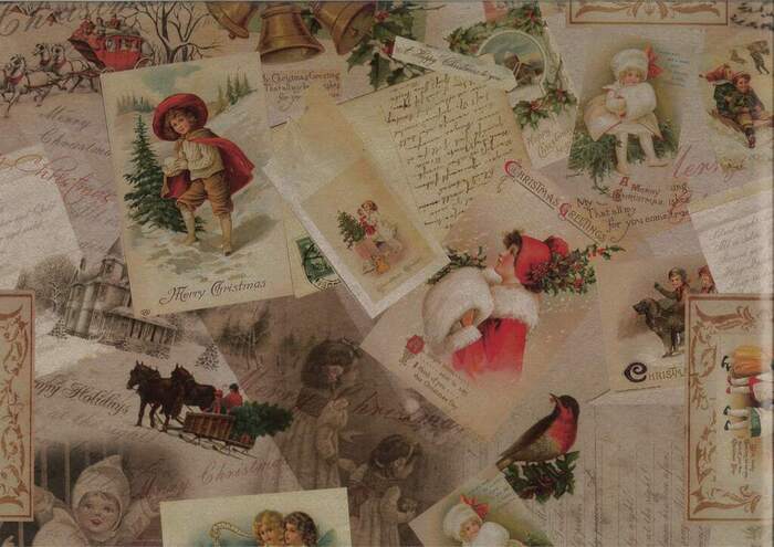 Julegavepapir 70 cm x 20 meter assortert 